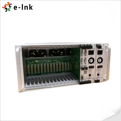 Ekstender Fiber Optik KVM DVI 4K Mount Rak 5U, Mendukung DVI 1.0 dan HDMI v1.4
