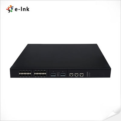 L3 Managed 16-Port 10G SFP + 2-Port 40G QSFP+ Fiber Switch