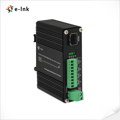 Konverter Modem Fiber Optik RS232 RS485 RS422 Industrial 2Mbps 80km DMX512 DIN Rail