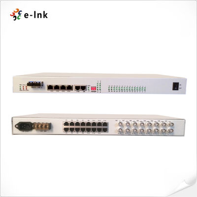 quality 30Ch FXO/FXS + 4Ch E1 + 4Ch Fast Ethernet melalui STM-1 SDH Fiber Multiplexer factory