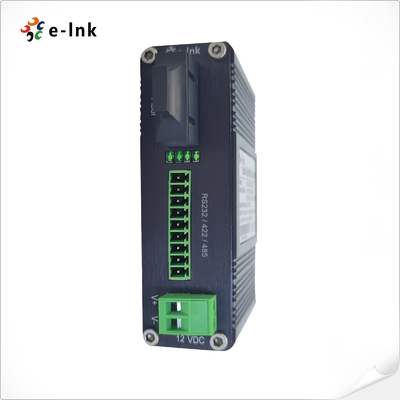 Serial Industri RS232 / RS485 / RS422 Modem Serat Optik SC SM 1310nm, 20km