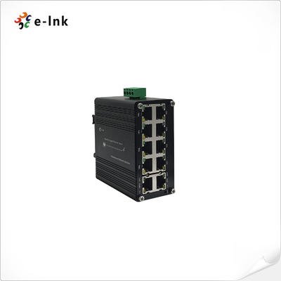 Mini Industri 10-Port 10/100/1000T Saklar Ethernet Ringkas
